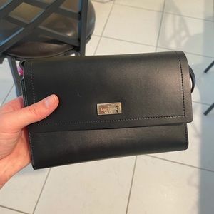 KATE SPADE black and pink crossbody!